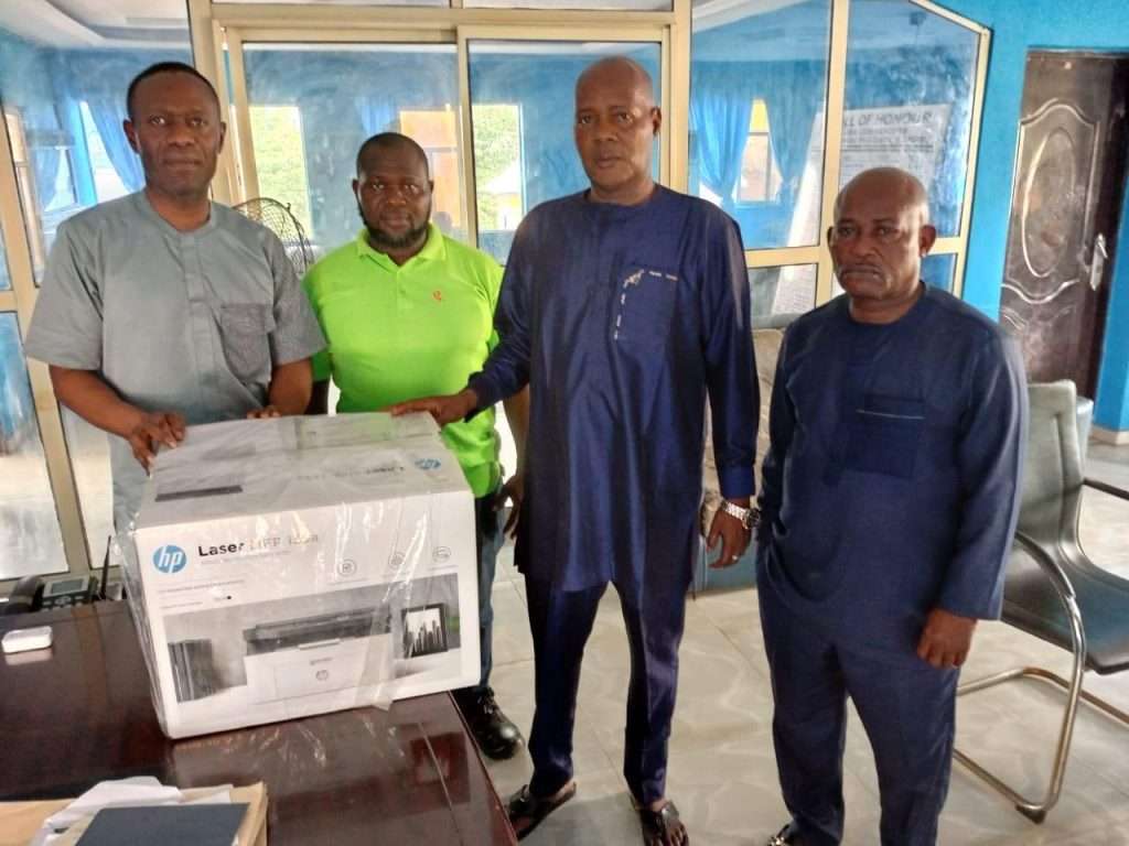 AFL presented a Photocopy Machine to the Area Commander in Shagamu
